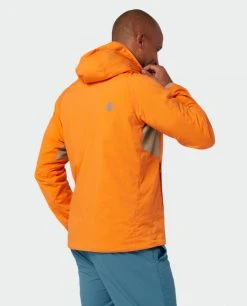 Stio Men's Alpiner Hooded Jacket -Stio Sales Shop M Alpiner Hooded Jacket Orange Peel 4 Top