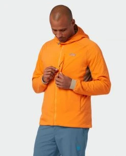 Stio Men's Alpiner Hooded Jacket -Stio Sales Shop M Alpiner Hooded Jacket Orange Peel 5 Top