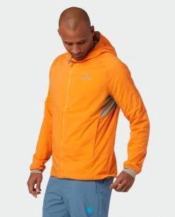 Stio Men's Alpiner Hooded Jacket -Stio Sales Shop M Alpiner Hooded Jacket Orange Peel 6 Top