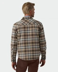 Stio Men's Buckhorn Insulated Snap Shirt -Stio Sales Shop M Buckhorn Insulated Snap Shirt Rodeo Dust Plaid 4