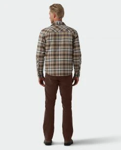 Stio Men's Buckhorn Insulated Snap Shirt -Stio Sales Shop M Buckhorn Insulated Snap Shirt Rodeo Dust Plaid 5