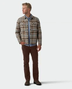 Stio Men's Buckhorn Insulated Snap Shirt -Stio Sales Shop M Buckhorn Insulated Snap Shirt Rodeo Dust Plaid 6