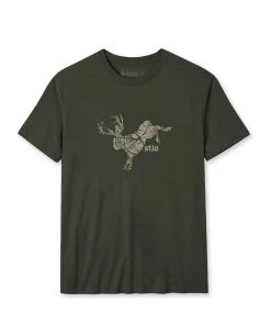 Stio Men's Bucking Jackalope Tee -Stio Sales Shop M Bucking Jack DarkGreen