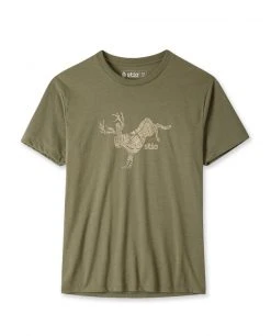 Stio Men's Bucking Jackalope Tee -Stio Sales Shop M Bucking Jack Military