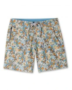 Stio Men's CFS Board Short - 16" 65 Stio Men's CFS Board Short - 16" -Stio Sales Shop M CFS Board Short 16 Inches Quite Gray Floral