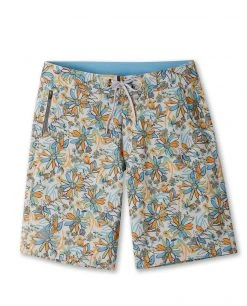 Stio Men's CFS Board Short - 19" 47 Stio Men's CFS Board Short - 19" -Stio Sales Shop M CFS Board Short 19 Inches Quite Gray Floral