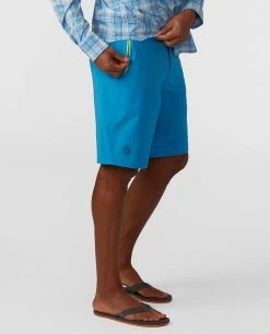 Stio Men's CFS Board Short - 19" 38 Stio Men's CFS Board Short - 19" -Stio Sales Shop M CFS Board Short Rapid Blue 19 3