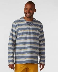 Stio Men's CFS Sun Hoodie -Stio Sales Shop M CFS Sun Hoodie Storm Cloud Stripe 1