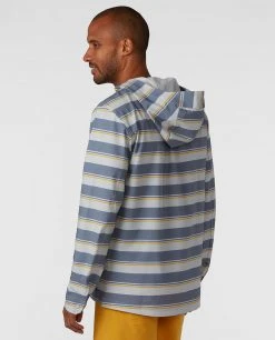 Stio Men's CFS Sun Hoodie -Stio Sales Shop M CFS Sun Hoodie Storm Cloud Stripe 3