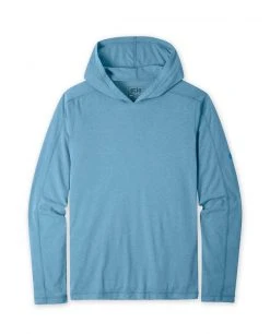 Stio Men's Divide Hooded Pullover -Stio Sales Shop M Divide Hooded Pullover Sturdy Blue Heather
