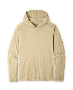 Stio Men's Divide Hooded Pullover -Stio Sales Shop M Divide Hooded Pullover Topo Tan Heather