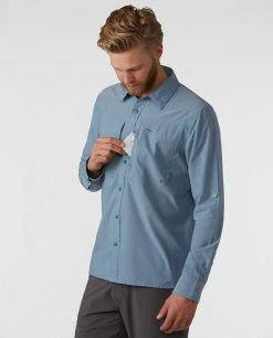 Stio Men's Eddy Guide Shirt LS -Stio Sales Shop M Eddy Guide Shirt River Shimmer 2