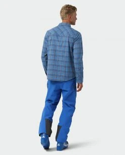 Stio Men's Eddy Slope Shirt -Stio Sales Shop M Eddy Slope Shirt Alpine Lake Plaid 5