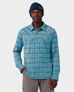 Stio Men's Eddy Slope Shirt -Stio Sales Shop M Eddy Slope Shirt Dusty Denim 1