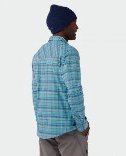 Stio Men's Eddy Slope Shirt -Stio Sales Shop M Eddy Slope Shirt Dusty Denim 4