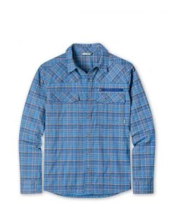 Stio Men's Eddy Slope Shirt -Stio Sales Shop M Eddy Slope Shirt LS Alpine Lake Plaid