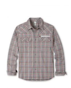 Stio Men's Eddy Slope Shirt -Stio Sales Shop M Eddy Slope Shirt LS Powder Fox Plaid
