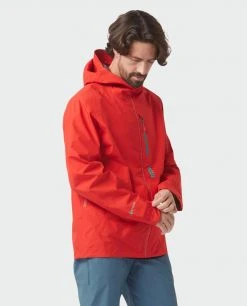Stio Men's Ender PACLITE® Hooded Jacket -Stio Sales Shop M Ender Paclite Hooded Jacket Risk Red 6 Top