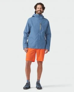 Stio Men's Ender PACLITE® Hooded Jacket -Stio Sales Shop M Ender Paclite Hooded Jacket Sturdy Blue 1 Full