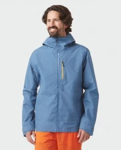 Stio Men's Ender PACLITE® Hooded Jacket -Stio Sales Shop M Ender Paclite Hooded Jacket Sturdy Blue 3 Top