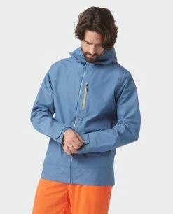 Stio Men's Ender PACLITE® Hooded Jacket -Stio Sales Shop M Ender Paclite Hooded Jacket Sturdy Blue 6 Top