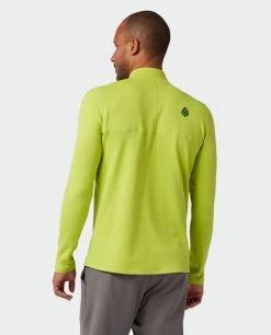 Stio Men's Fremont Stretch Fleece Half Zip -Stio Sales Shop M Fremont Stretch Fleece Half Zip Lime Zest 4 Top