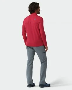Stio Men's Fremont Stretch Fleece Half Zip -Stio Sales Shop M Fremont Stretch Fleece Half Zip Risk Red 4 8ecf350e 0410 41b3 9a6f 47ca8c2c6144