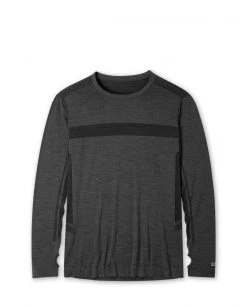 Stio Men's Basis® Seamless Tech Crew -Stio Sales Shop M Full Range Seamless Crew Boundary Black Heather