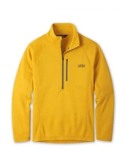 Stio Men's Gannett Peak Fleece Half Zip -Stio Sales Shop M Gannett Peak Half Zip Pollen