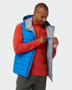 Stio Men's Hometown Down Hooded Vest -Stio Sales Shop M Hometown Down Hooded Vest Alpine Lake 2