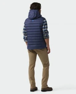 Stio Men's Hometown Down Hooded Vest -Stio Sales Shop M Hometown Down Hooded Vest Mulberry 5