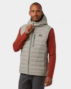 Stio Men's Hometown Down Hooded Vest -Stio Sales Shop M Hometown Down Hooded Vest Talus 1