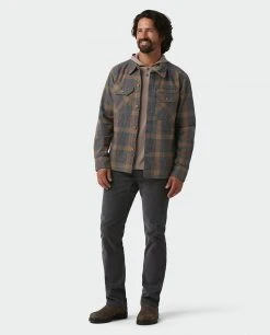 Stio Men's Hutkeeper Flannel Shirt 28 Stio Men's Hutkeeper Flannel Shirt -Stio Sales Shop M Hutkeeper Flannel Shirt Bourbon Plaid 4