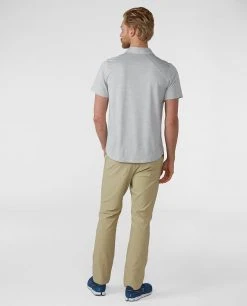 Stio Men's Icefloe Tech Polo SS -Stio Sales Shop M Icefloe Tech Polo Quiet Gray 4