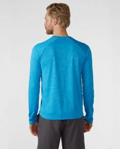 Stio Men's Icefloe Tech Tee LS -Stio Sales Shop M Icefloe Tech Tee LS Rapid Blue 2