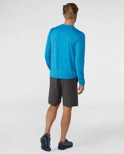 Stio Men's Icefloe Tech Tee LS -Stio Sales Shop M Icefloe Tech Tee LS Rapid Blue 4