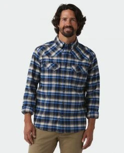 Stio Men's Junction Midweight Flannel Shirt 48 Stio Men's Junction Midweight Flannel Shirt -Stio Sales Shop M Junction Midweight Flannel Shirt Alpine Lake Plaid 1
