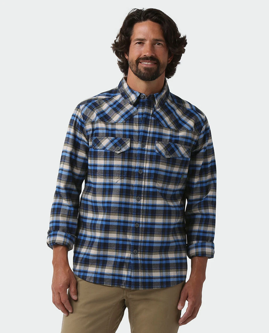 Stio Men's Junction Midweight Flannel Shirt 19 Stio Men's Junction Midweight Flannel Shirt - Image 19