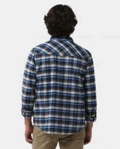 Stio Men's Junction Midweight Flannel Shirt 49 Stio Men's Junction Midweight Flannel Shirt -Stio Sales Shop M Junction Midweight Flannel Shirt Alpine Lake Plaid 3