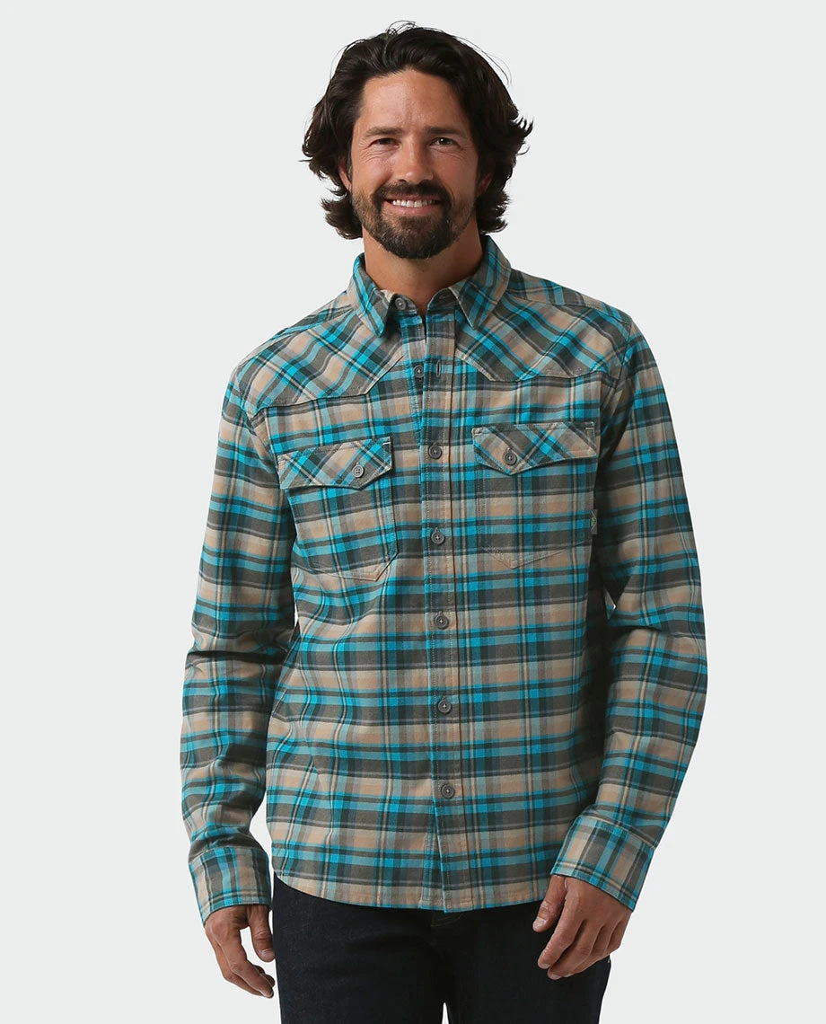 Stio Men's Junction Midweight Flannel Shirt 2 Stio Men's Junction Midweight Flannel Shirt - Image 2