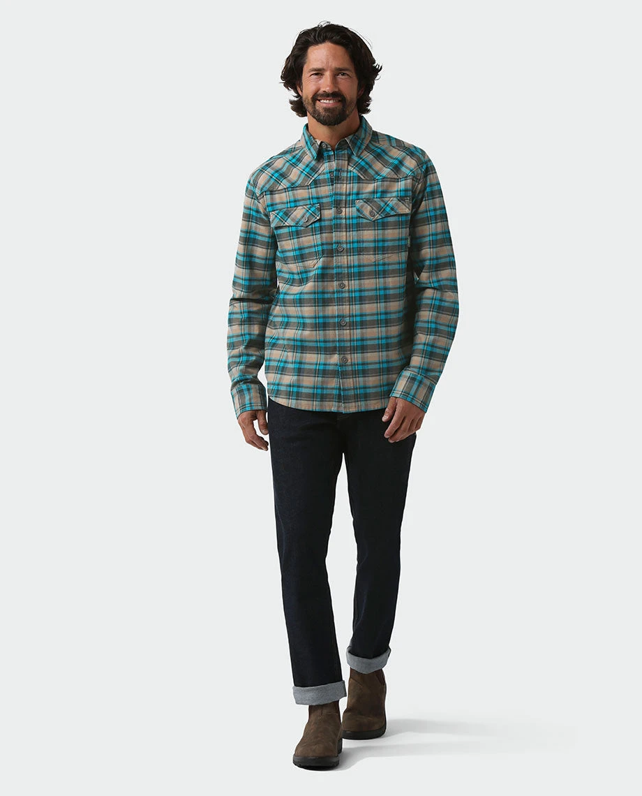 Stio Men's Junction Midweight Flannel Shirt 5 Stio Men's Junction Midweight Flannel Shirt - Image 5
