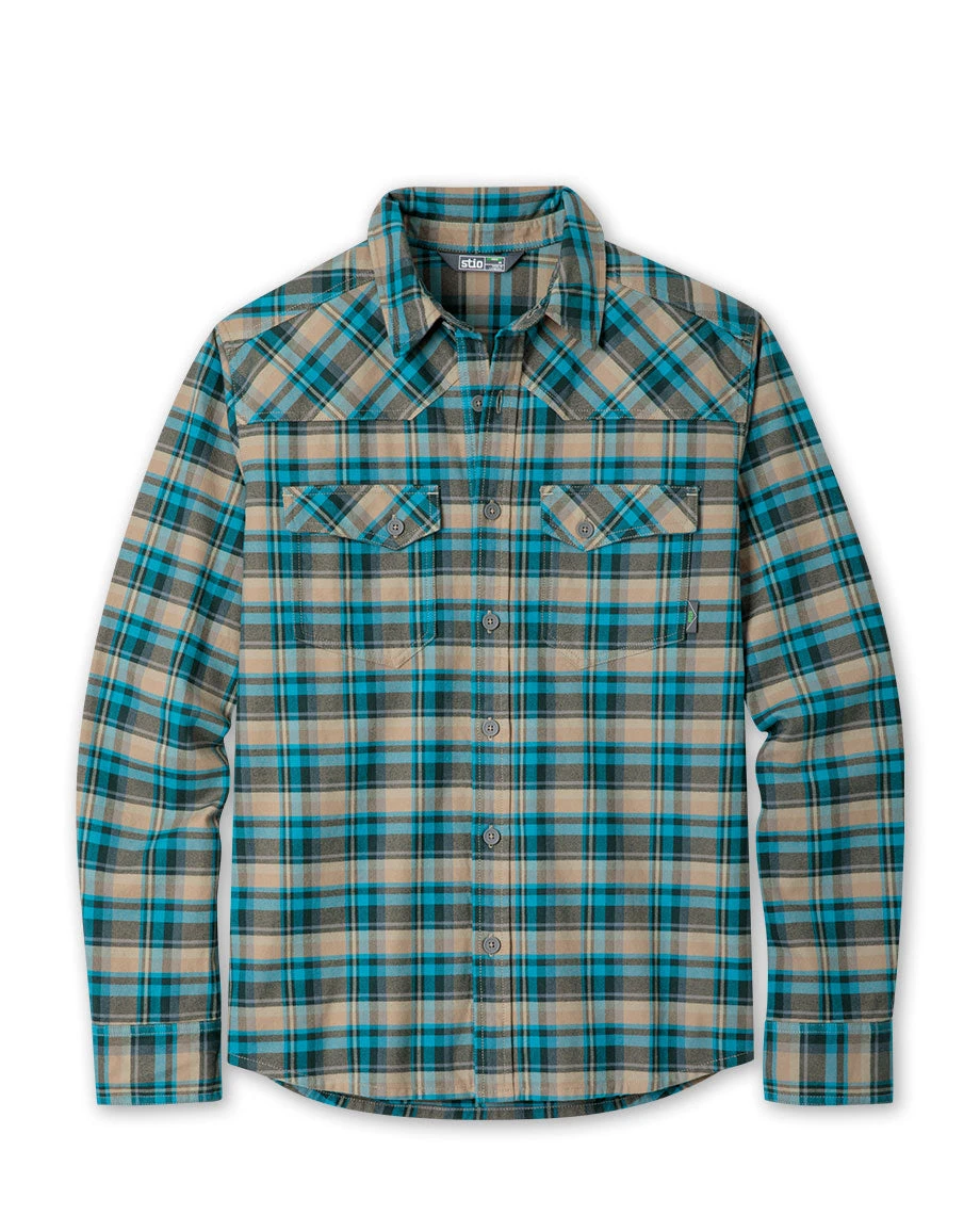 Stio Men's Junction Midweight Flannel Shirt 1 Stio Men's Junction Midweight Flannel Shirt