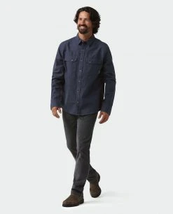 Stio Men's Junction Midweight Flannel Shirt 45 Stio Men's Junction Midweight Flannel Shirt -Stio Sales Shop M Junction Midweight Flannel Shirt Mountain Shadow Heather 4