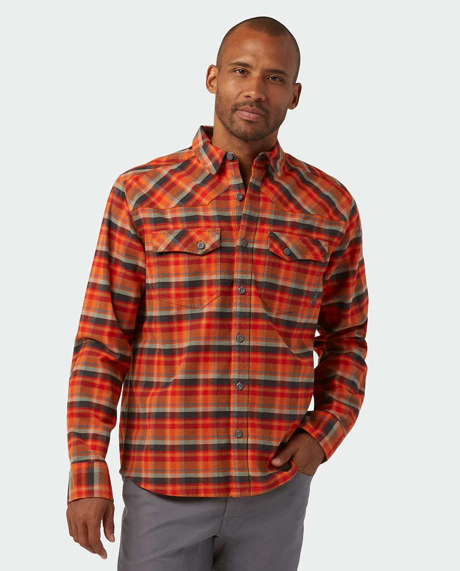 Stio Men's Junction Midweight Flannel Shirt 8 Stio Men's Junction Midweight Flannel Shirt - Image 8