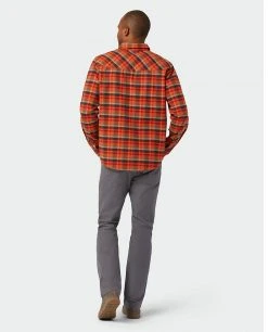 Stio Men's Junction Midweight Flannel Shirt 41 Stio Men's Junction Midweight Flannel Shirt -Stio Sales Shop M Junction Midweight Flannel Shirt Risk Red Plaid 5