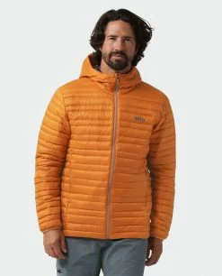 Stio Men's Pinion Down Hooded Jacket -Stio Sales Shop M Pinion Down Hooded Jacket Bourbon 1