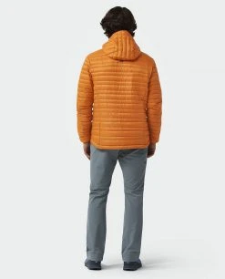 Stio Men's Pinion Down Hooded Jacket -Stio Sales Shop M Pinion Down Hooded Jacket Bourbon 4