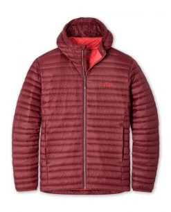 Stio Men's Pinion Down Hooded Jacket -Stio Sales Shop M Pinion Down Hooded Jacket Roasted Beet