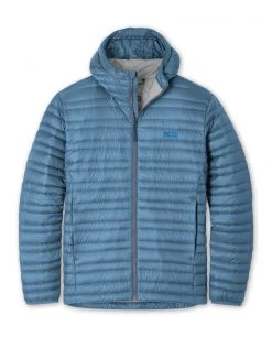 Stio Men's Pinion Down Hooded Jacket -Stio Sales Shop M Pinion Down Hooded Jacket Sturdy Blue