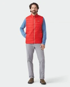 Stio Men's Pinion Down Vest -Stio Sales Shop M Pinion Down Vest Risk Red 1 Full